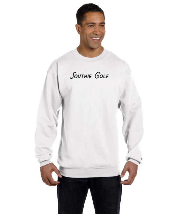 Southie Golf Crewneck Sweatshirt - White